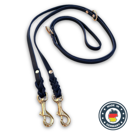 Mix &amp; Match individual braided leather leash | 2.10m or 2.50m